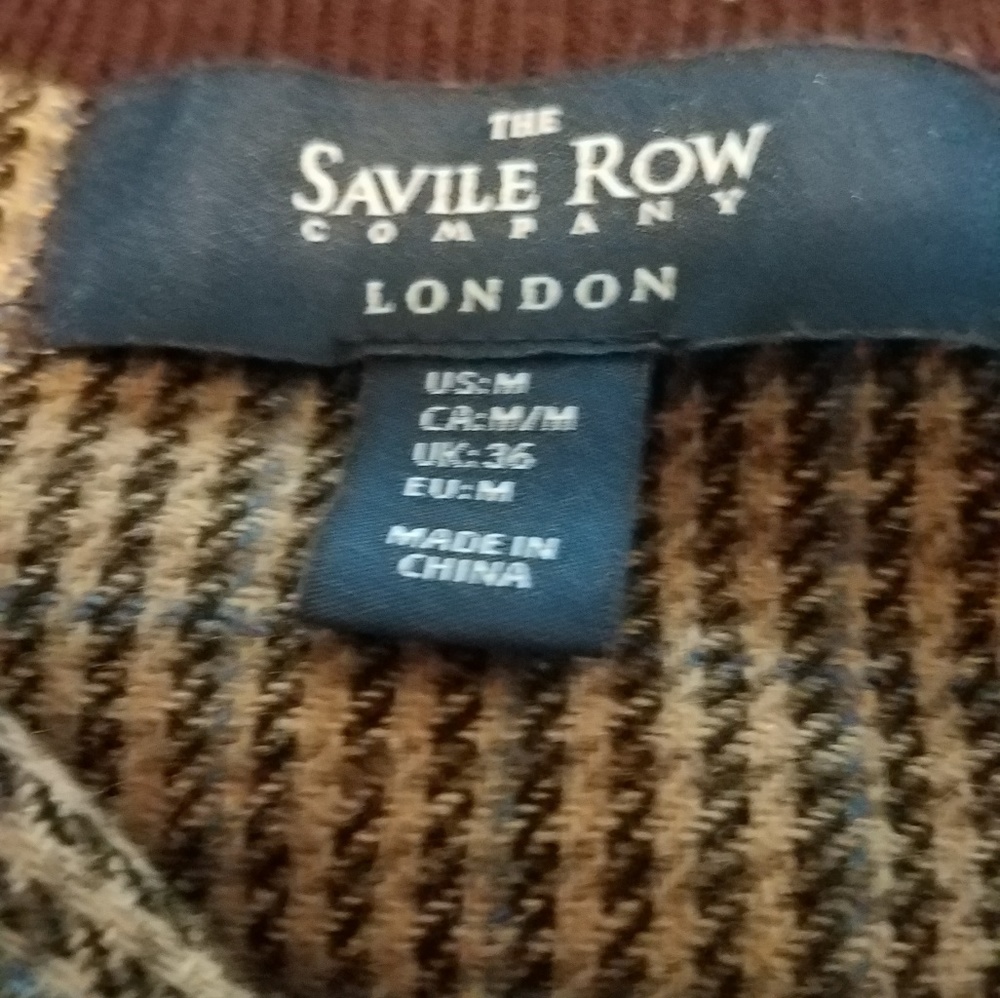 Savile Row pull over sweater